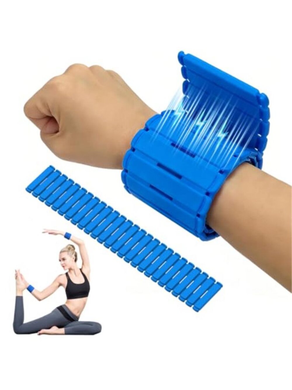 Wrist Ankle Weights for Women, Adjustable Magnetic Stackable, Set of 2 - E